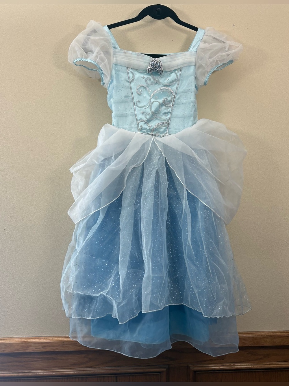 Disney Castle Collection Cinderella Princess Costume Dress Blue Girls Size 9-10